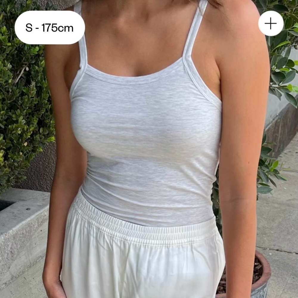 Daily Tank Top Grey Melange - Djerf Avenue